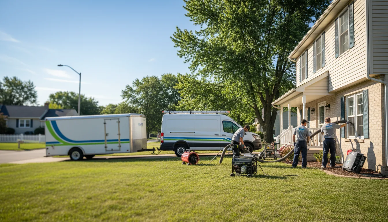 Flooded Basement Restoration And Cleanup With Repair in Brookville, KS near me